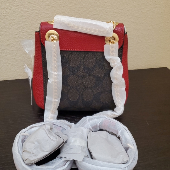 Coach Convertible Mini Backpack In Signature Canvas - Picture 10 of 12